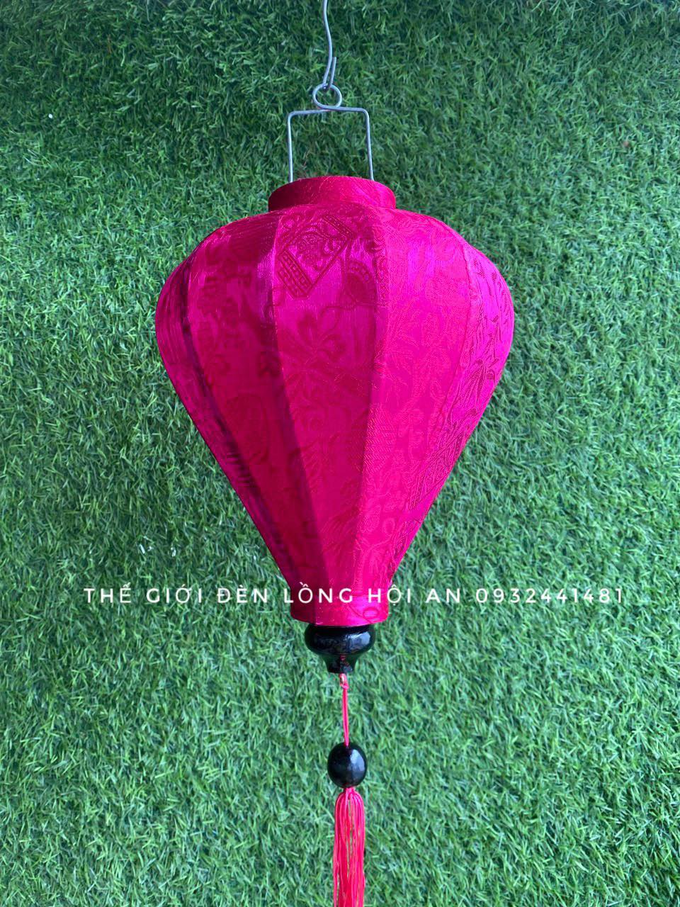 Đèn lồng Hội An vải lụa 30cm