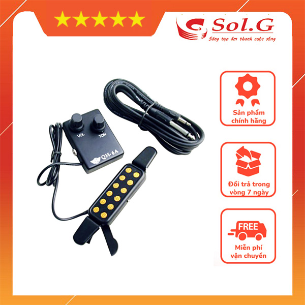 Pickup guitar QH6A Có nút chỉnh âm - Giá tốt - Nhập khẩu Phân Phối Nhạc Cụ Phụ Kiện Chính Hãng SolG