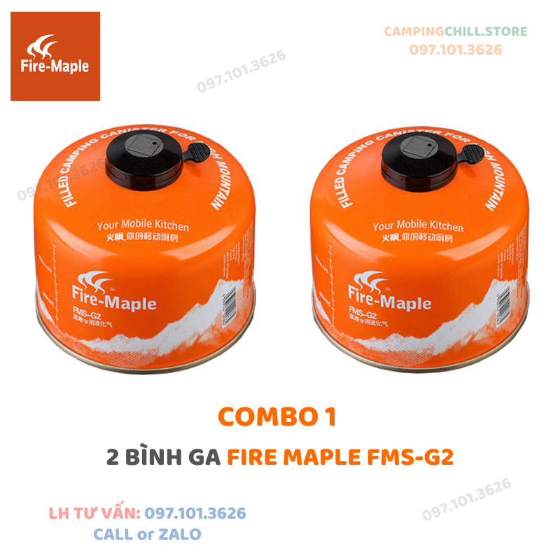 BÌNH GA DÃ NGOẠI, CẮM TRẠI FIRE MAPLE FMS-G2