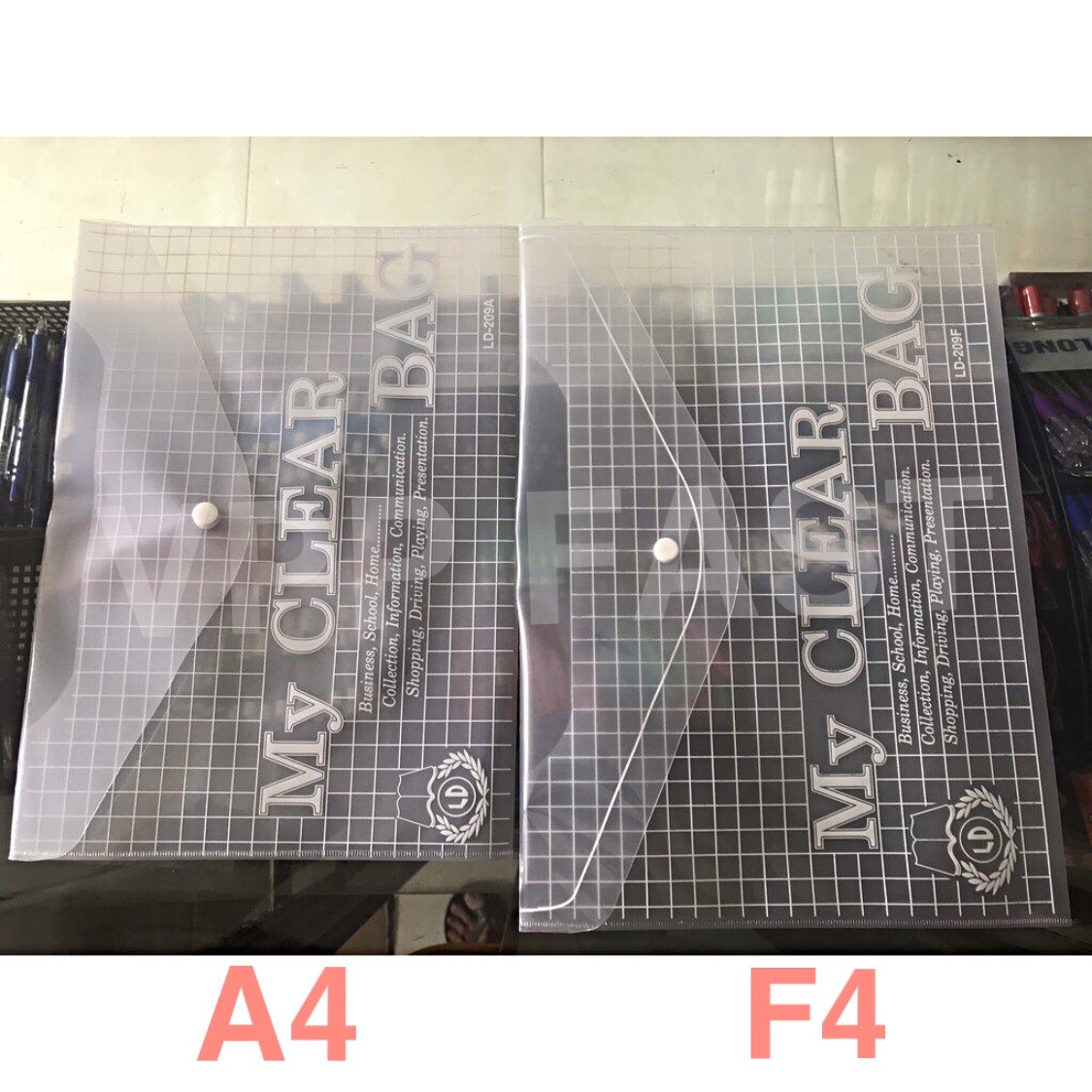 Bìa nút nhựa my clear