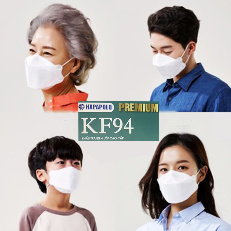 Hộp 10 chiếc Khẩu trang 4D - Khẩu trang KF94