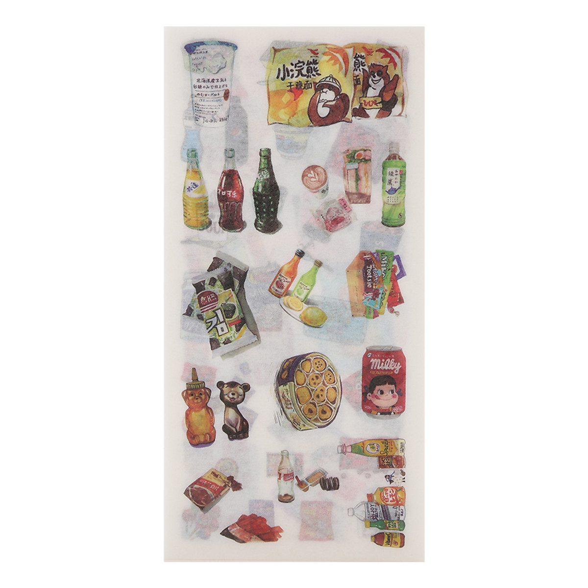 Bộ 4 tấm sticker trang trí dễ thương