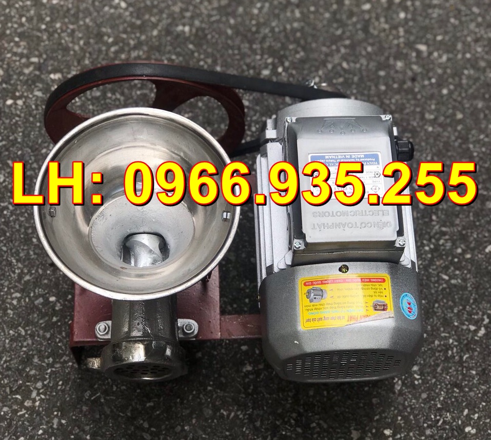 Máy xay xương gà cho chó mèo công nghiệp, máy xay đầu gà, xay cua, cá, máy đùn thịt cối gang