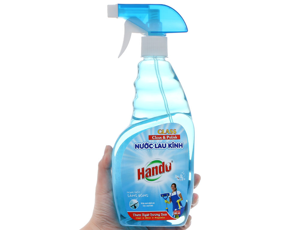 Nước lau kính siêu sạch Hando 600ml