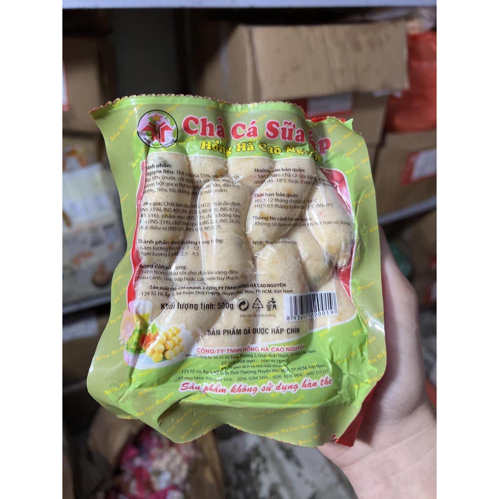 Chả cá sữa bắp- xúc xích ngô 500g ( Giao hàng hỏa tốc)