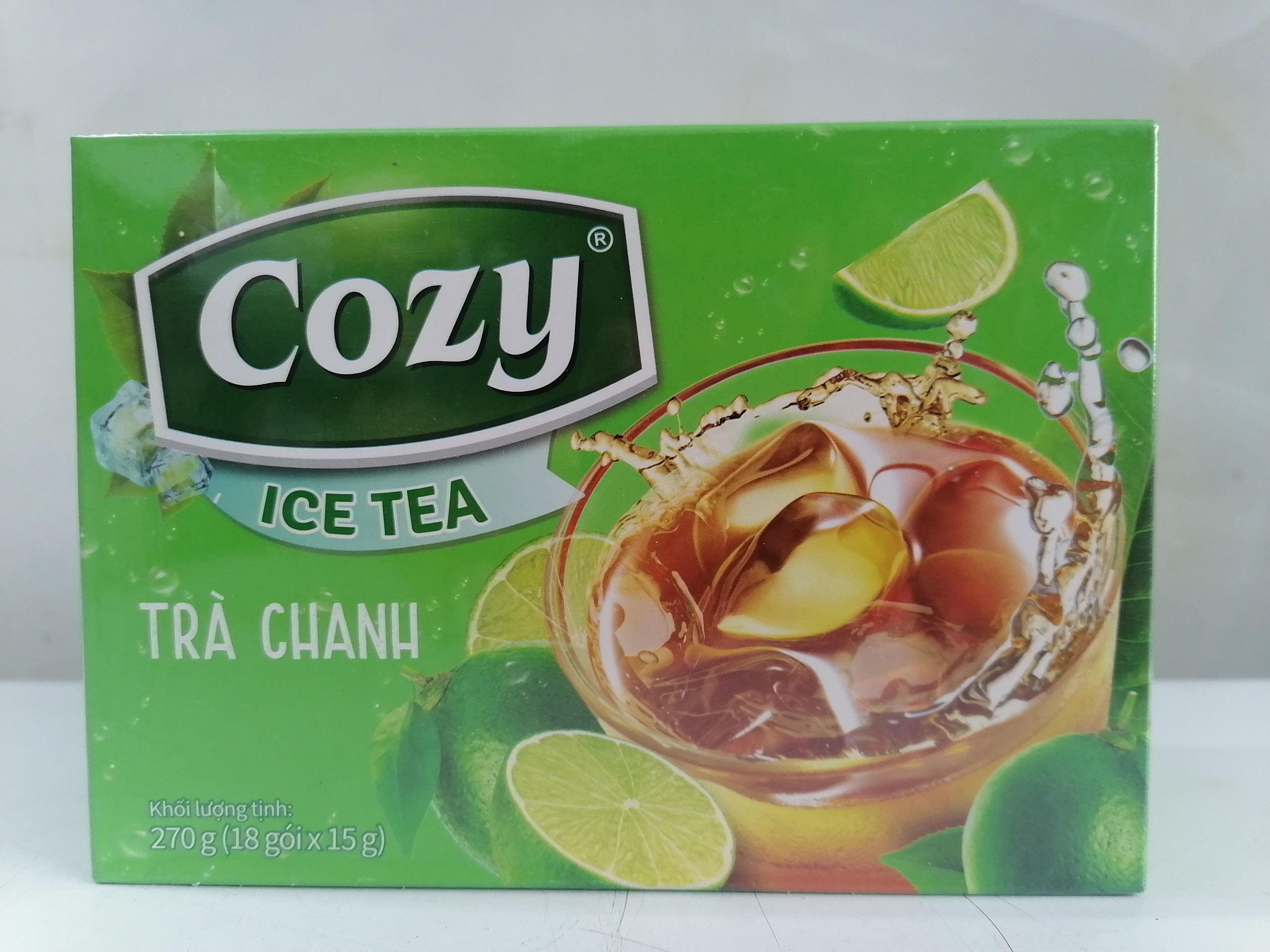 [Hộp 270g] TRÀ CHANH HÒA TAN [VN] COZY Lemon Ice Tea (bph-hk)