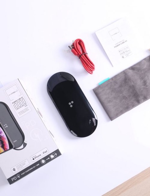 Sạc không dây Mipow Power Cube X3 10.000mAh