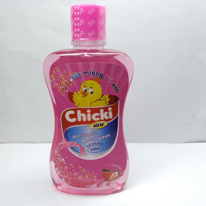 Nước súc miệng trẻ em Chicki - Chai 250ml