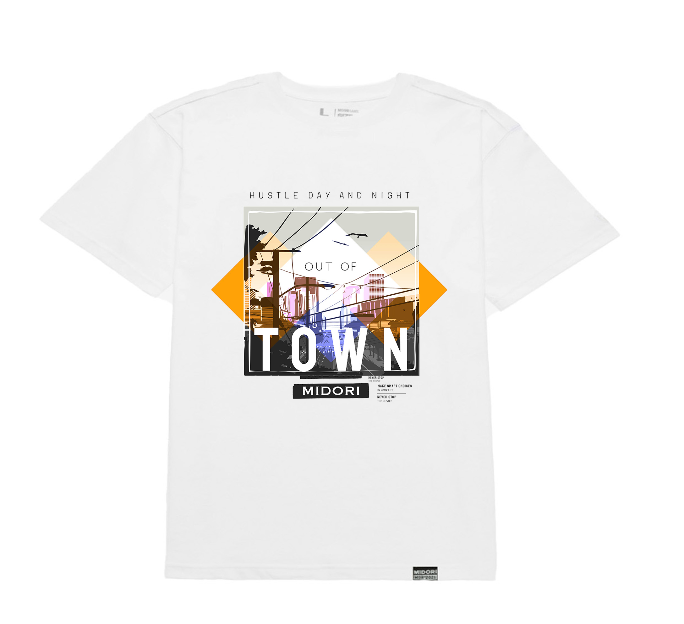 Áo thun form rộng tay lỡ Nam Nữ phông Unisex TOWN Local Brand Midori M Studio