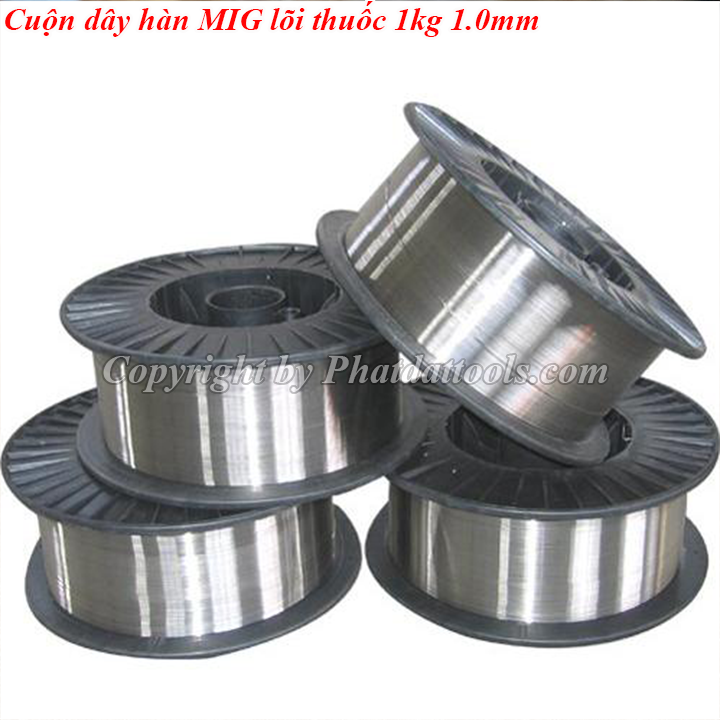 Cuộn dây hàn Mig lõi thuốc 1kg-Chuyên dụng cho máy hàn Mig mini dùng cuộn 1kg