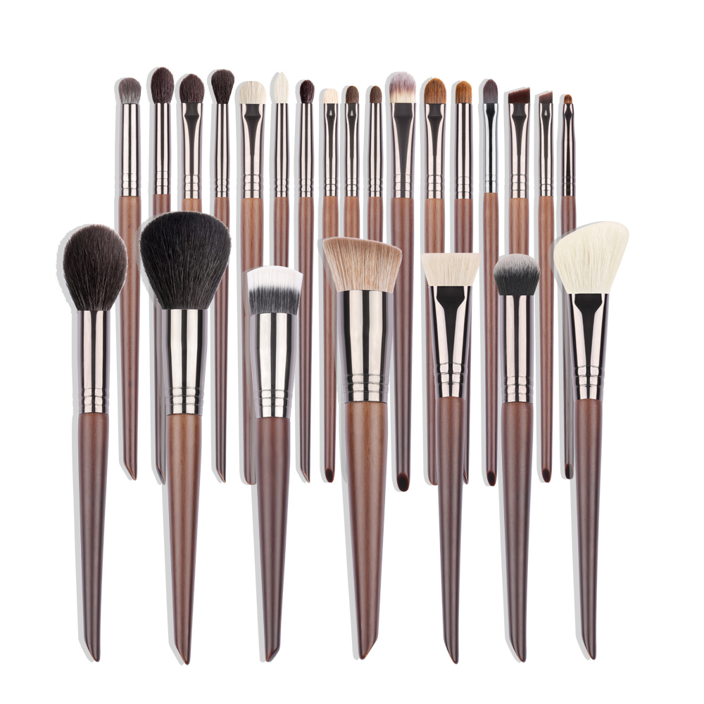 OVW Natural Hair Professional Makeup Brush Set Cosmetic Tools Brushes Kit  for Make Up Synthetic Foundation Set Concealer 