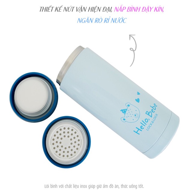 [HCM]BÌNH GIỮ NHIỆT HELLO BEBE 350ML -HBB315