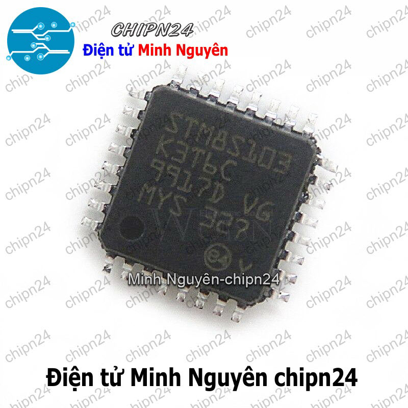 [1 con] (SOP) IC Dán STM8S103K3T6C LQFP-32 (SMD) (STM8S103K3T6 STM8S 103K3T6C) - HH000458