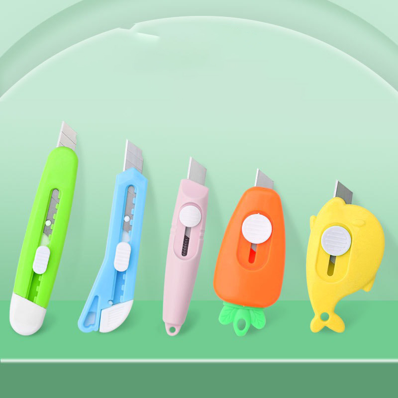 Dao dọc giấy mini tiện lợi hình ngộ nghĩnh, dao rọc giấy mini cute