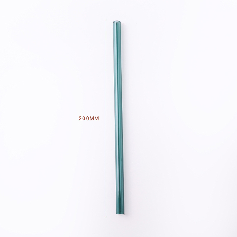 Ống hút thủy tinh đủ màu dài 20cm
