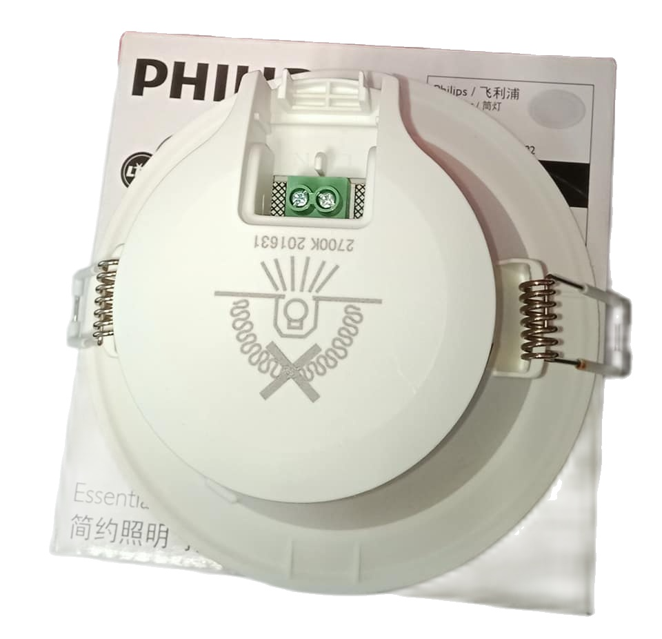 Đèn downlight âm trần Philips 44083 9W vàng,