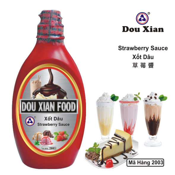 Sốt Douxian chai 700g nhiều vị