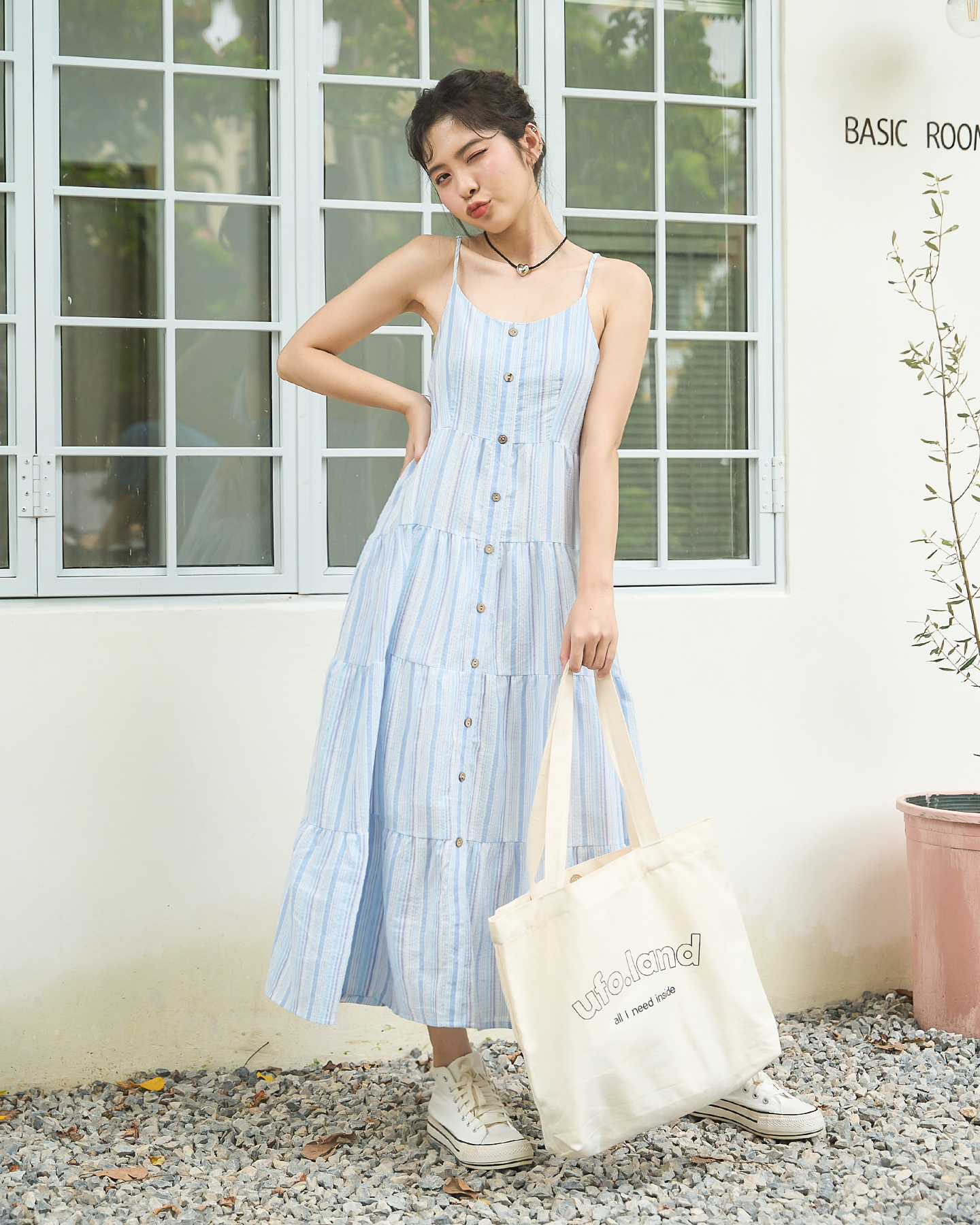 [Nhập LAZLOOK99 GIẢM 100K/500K] Túi Big Tote vải bố dày dặn size lớn - by ufo.thebasic