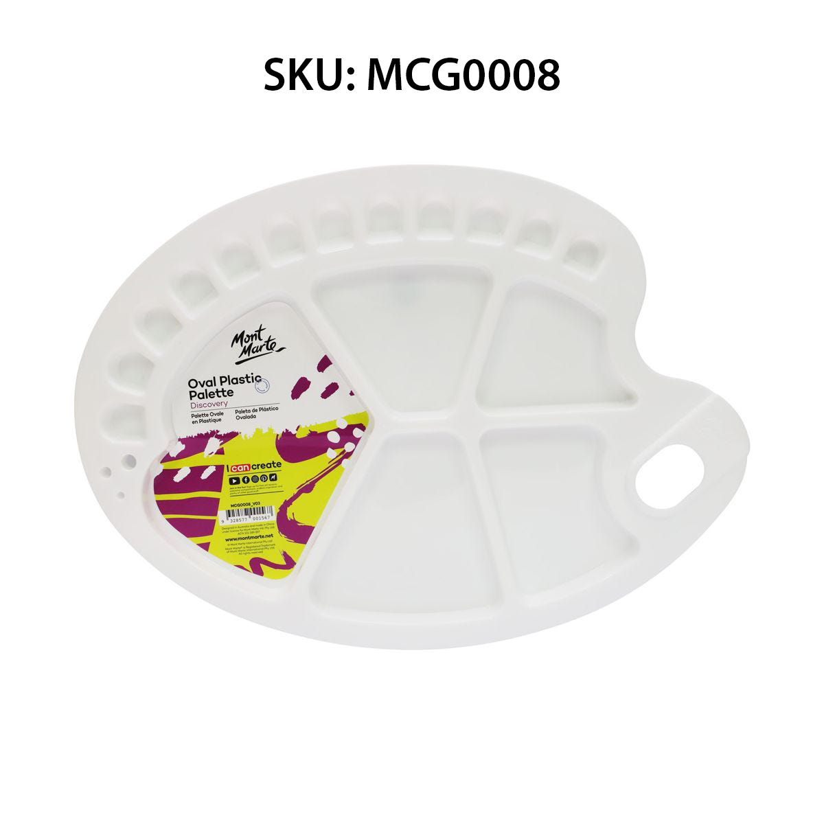 Khay pha màu mont marte palette các loại ampl0001 / mapl0014 / mcg0008