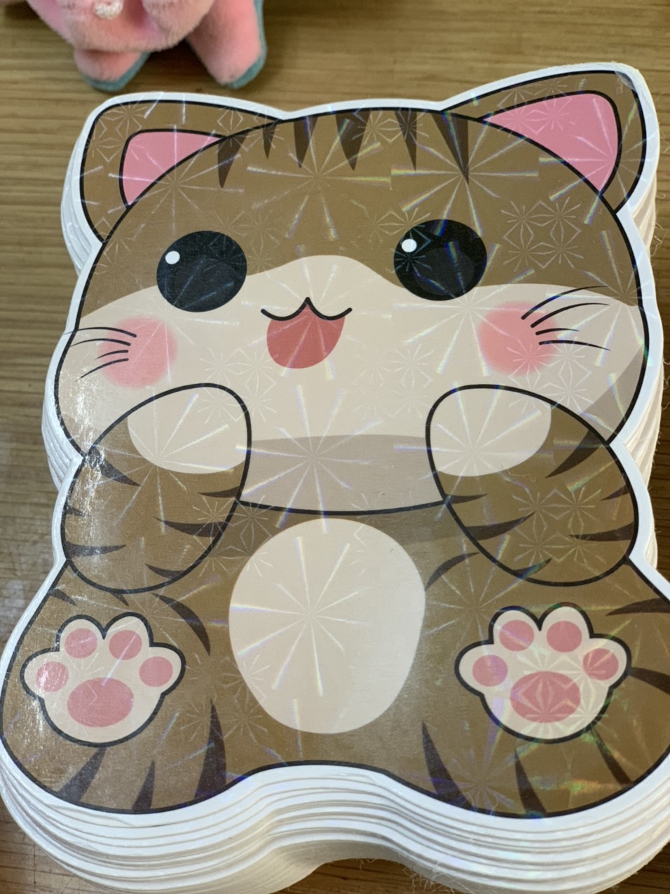lì xì mèo thần tài phản quang siêu cutee-1 chiếc