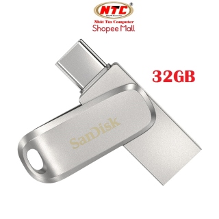 USB OTG Sandisk Ultra Dual Drive Luxe USB Type-C 3.1 32GB 150MB s - Vỏ kim loại cao cấp (Bạc) thumbnail