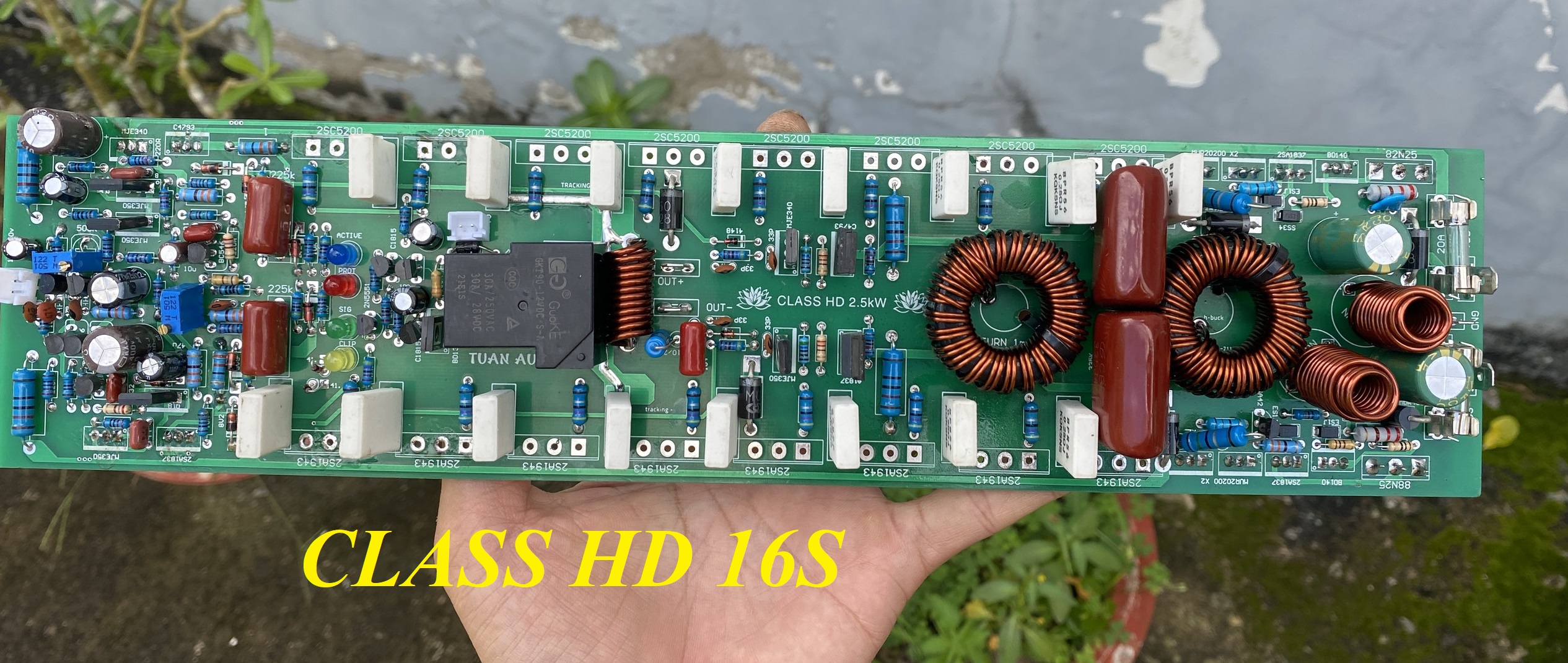 Mạch công suất class hd 2300rms