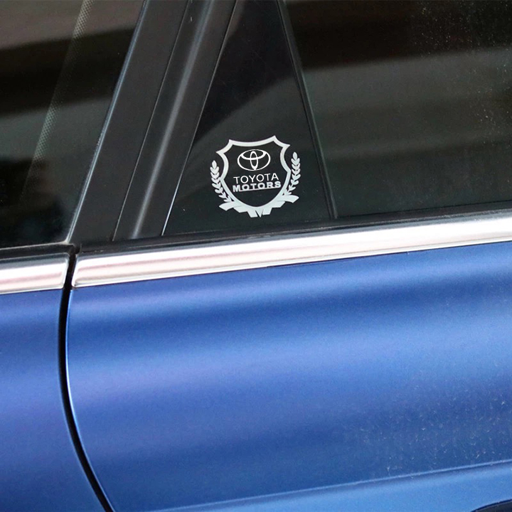 [HCM]Bộ 2 Logo Decal 3D dán xe ô tô (Toy)