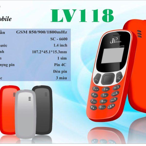 Điện Thoại Lv Mobile LV118 Fullbox