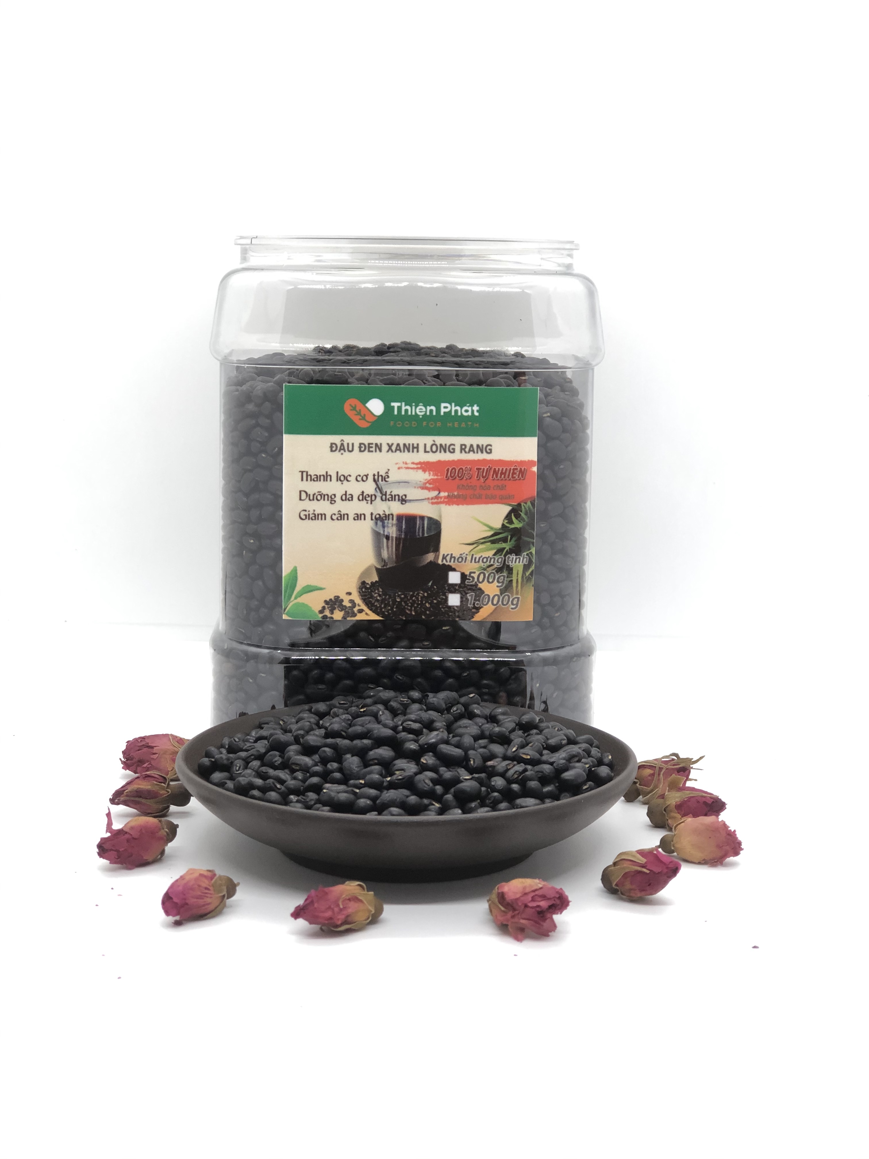 Trà đậu đen xanh lòng Thiện Phát Rang Mộc  1kg