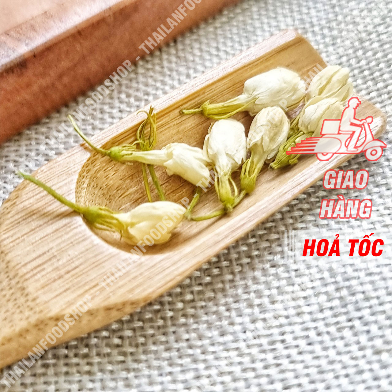 Trà Hoa Nhài (Hoa Lài Sấy Khô) Lon 150Gram