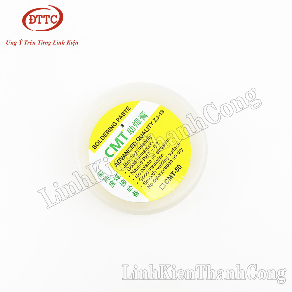 Hộp mỡ hàn cmt-50 màu vàng