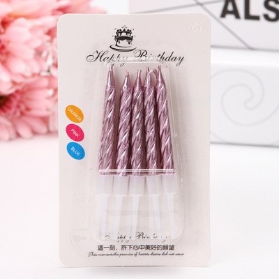 Trang trí bánh Nến Ngắn vỉ 10 que