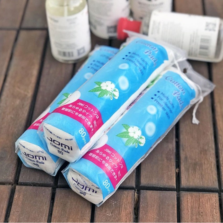 [HCM]Bông Tẩy Trang Jomi 80 Miếng/Túi