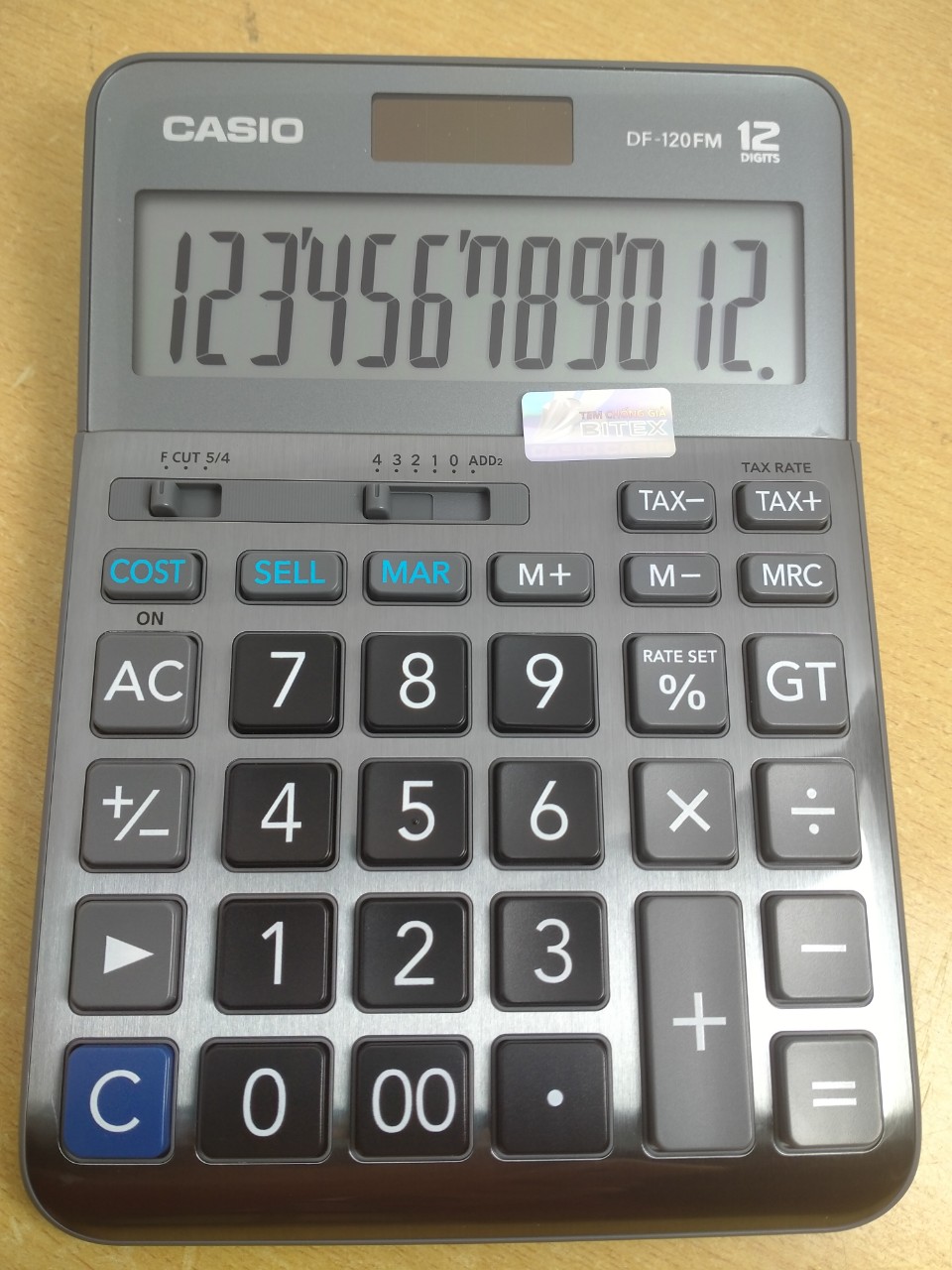 MÁY TÍNH BÀN CASIO DF-120FM