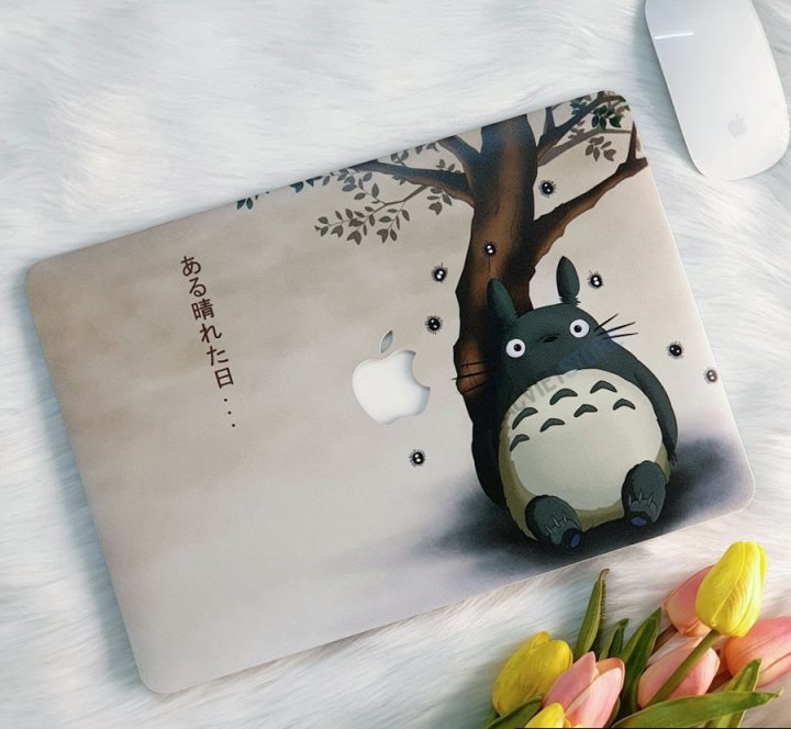 Case ,Ốp Macbook In Hình Totoro ( Tặng Nút Chống Bụi )