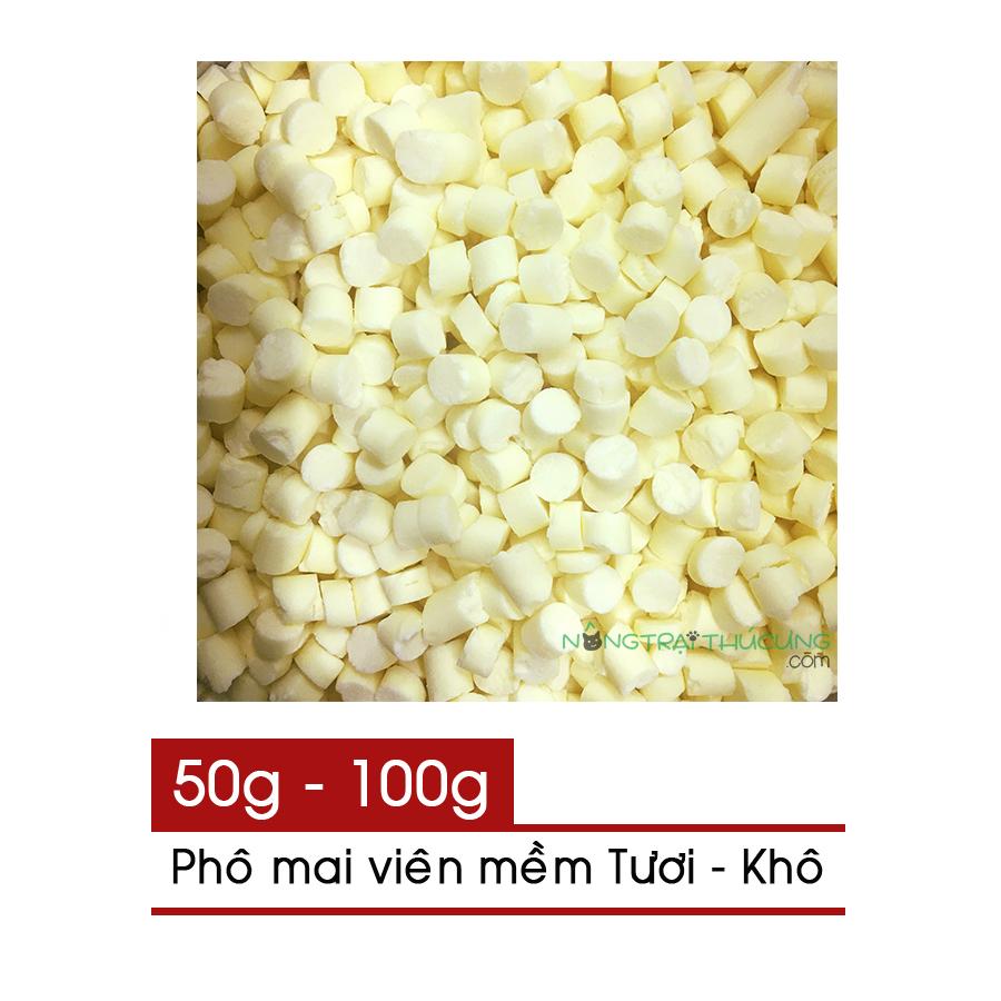 [Hoàn tiền 10%] Phô mai viên mềm cho Hamster (Khô) - Gói 50gr - [Nông Trại Thú Cưng]