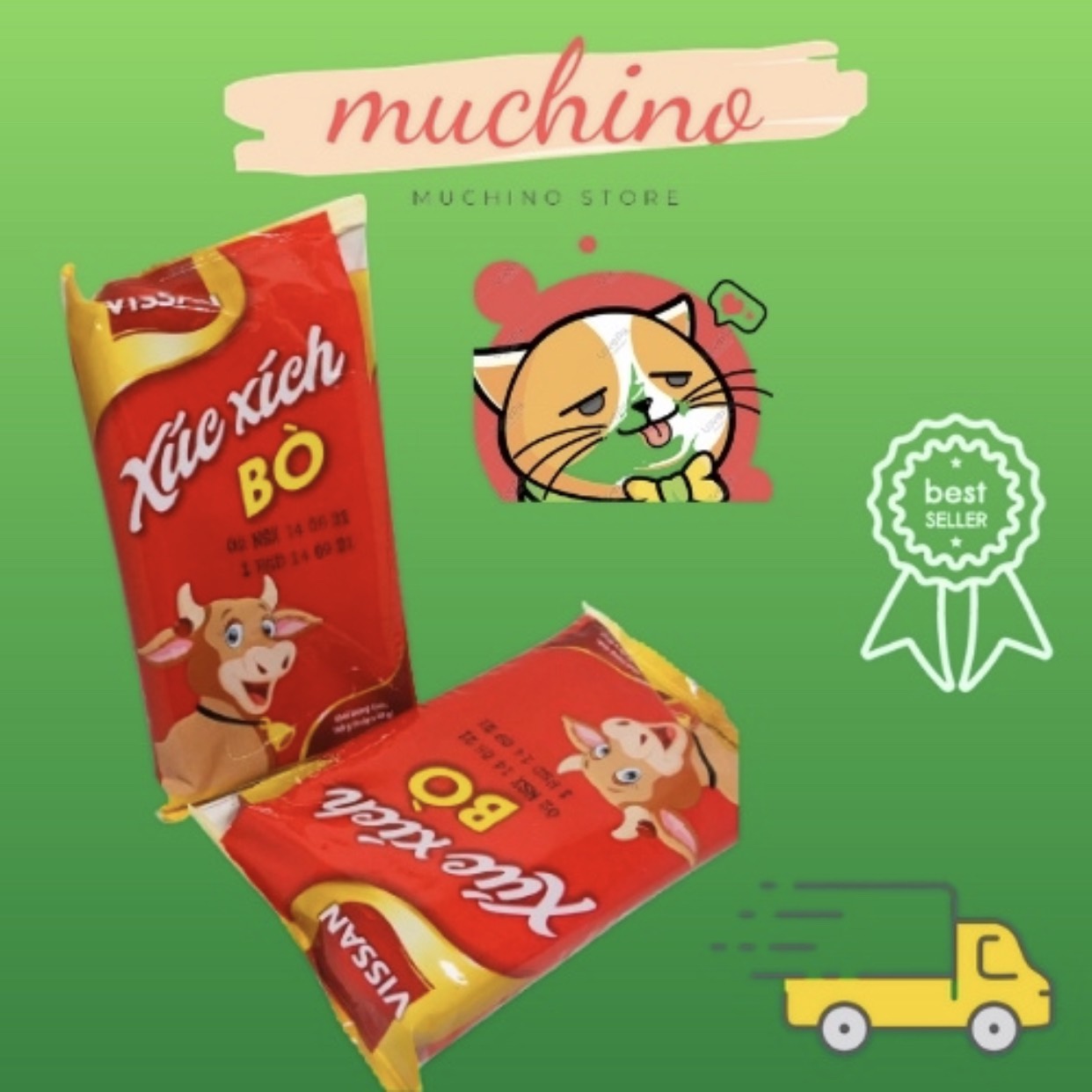 XÚC XÍCH ĂN LIỀN VISAN  BÒ
