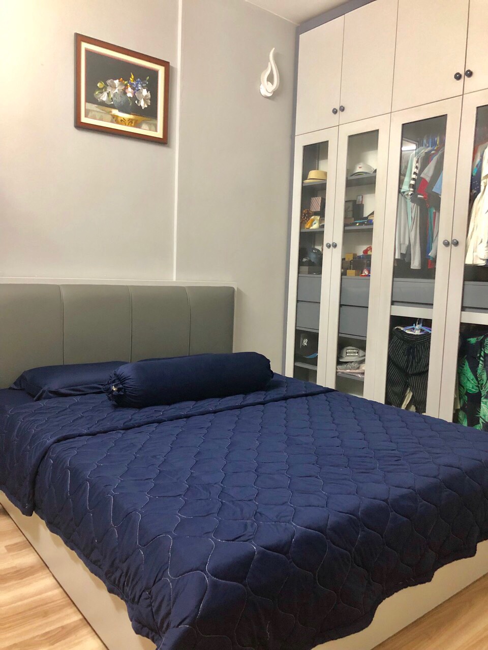 Drap Lẻ Thun Lạnh Hàn Quốc Lan Phạm Bedding - Màu Xanh Đen
