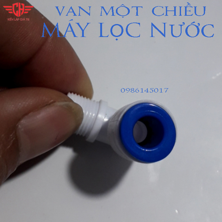 van một chiều máy lọc nước