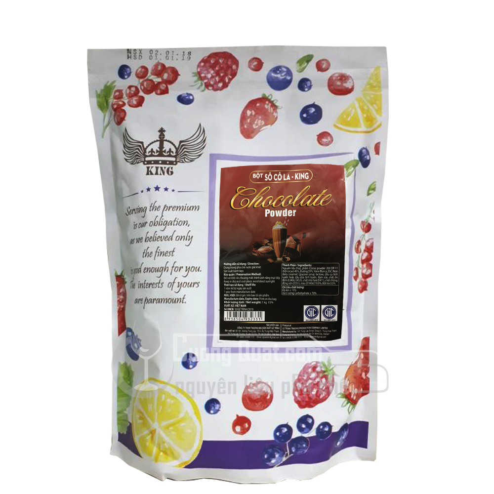Bột King 1kg Đủ Mùi