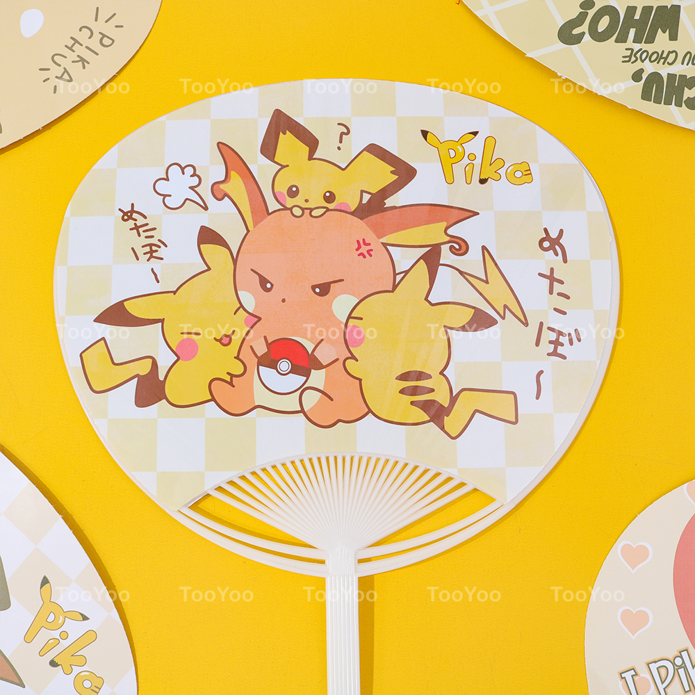 Quạt cầm tay Pikachu dễ thương cute PK0116