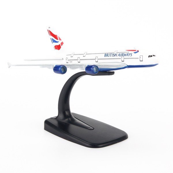 Mô hình máy bay British Airways Airbus A380 16cm Everfly