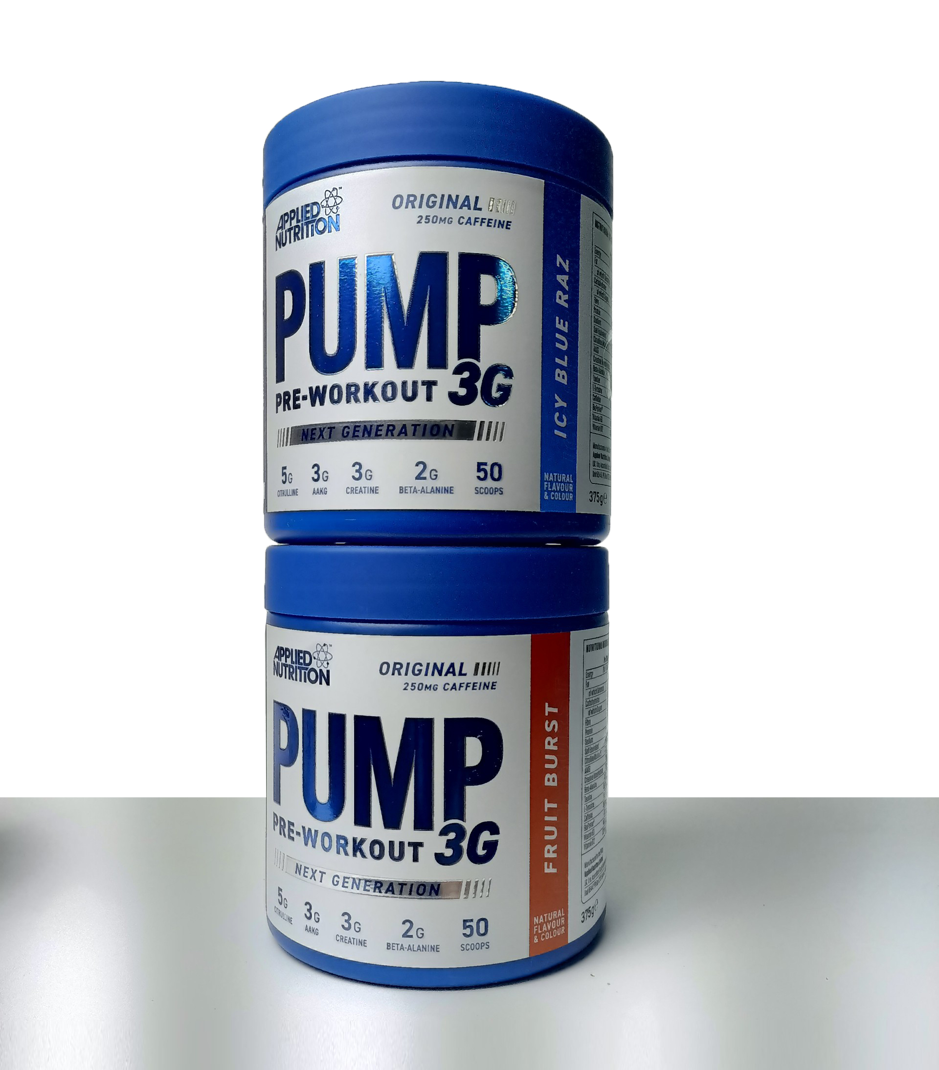 Pump 3G Pre Workout Applied Nutrition 50 scoops có caffein