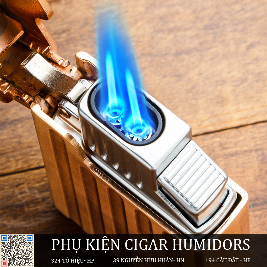 Bật lửa khò 2 tia Lubinski YJA10028