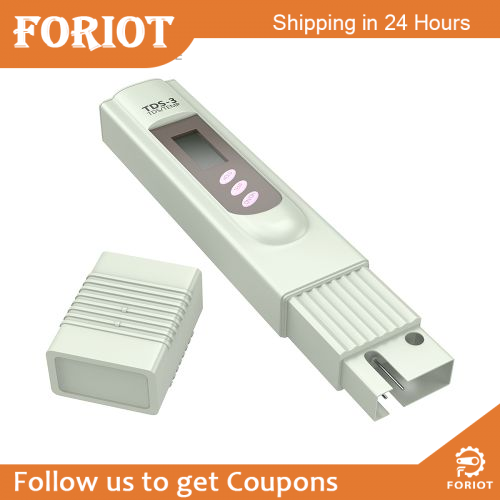 Foriot 1-9990ppm TDS-3/TEMP 3V water quality testing three-key with temperature pen water purifier test pen