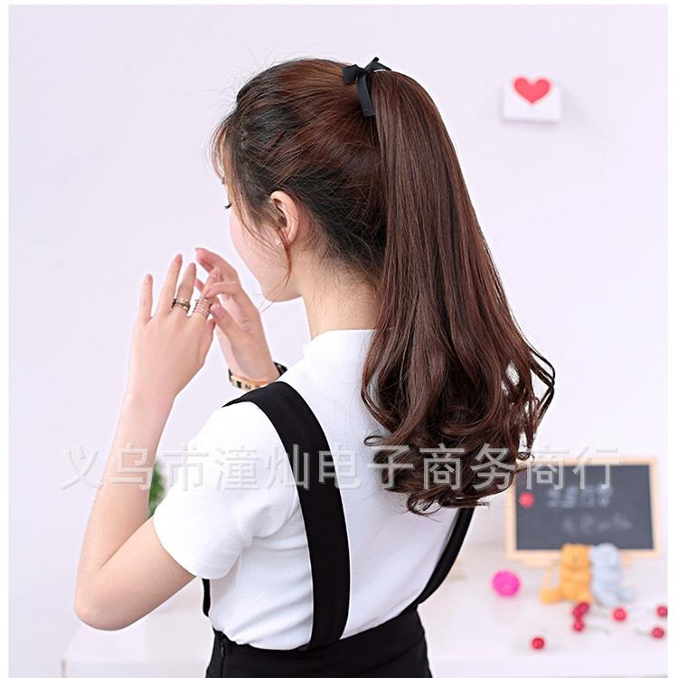 [HCM]Tóc cột đuôi nữ , tóc cột giúp dày tóc có 3 màu ( đen, nâu ,vàng)