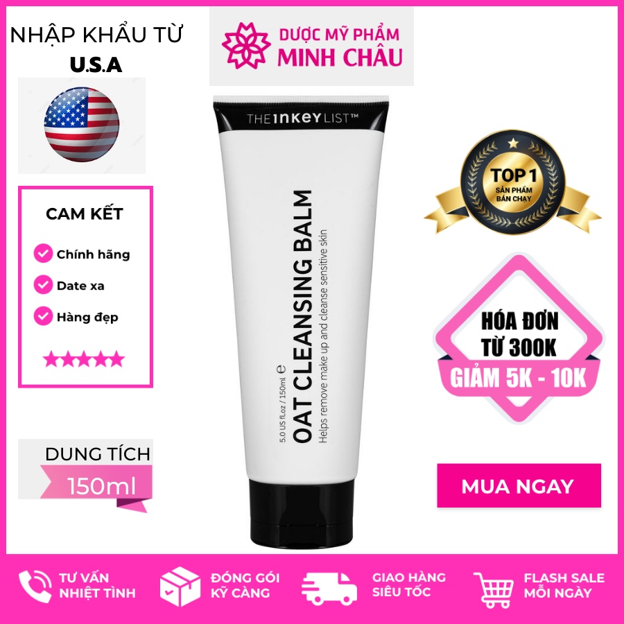 SỮA RỬA MẶT THE INKEY LIST OAT CLEANSING BALM 150ML