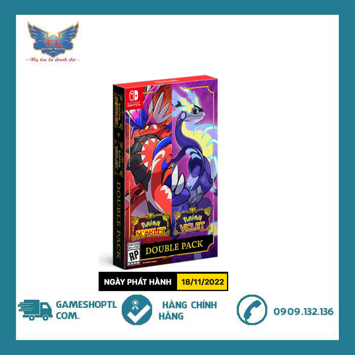 Game pokémon scarlet & violet cho máy nintendo switch