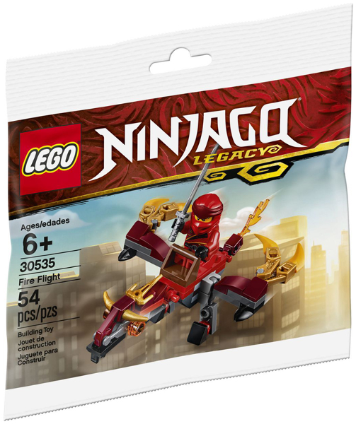 LEGO Ninjago Legacy 30535 Fire Flight Kai´s Mini Dragon Polybag [New Sealed, Genuine LEGO]