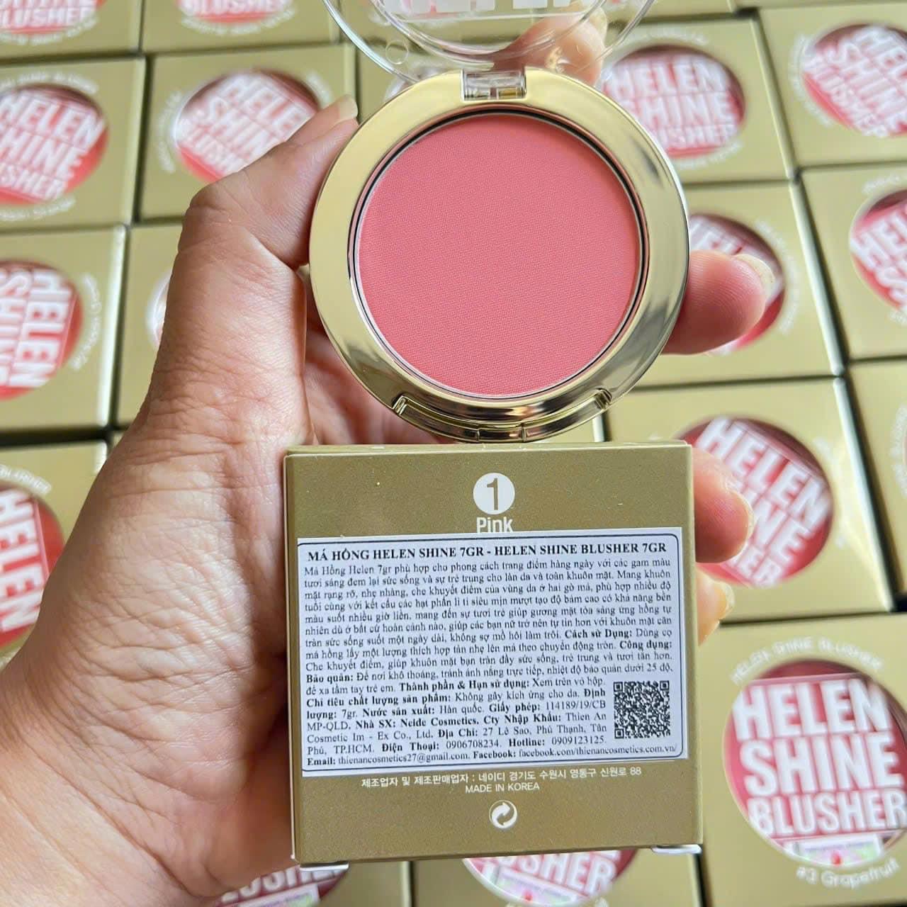 MÁ HỒNG HELEN SHINE BLUSHER 7g
